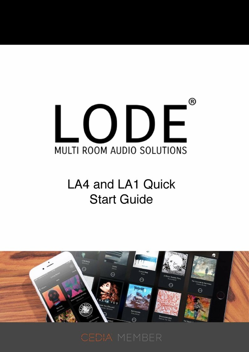 Lode LA1 User manual