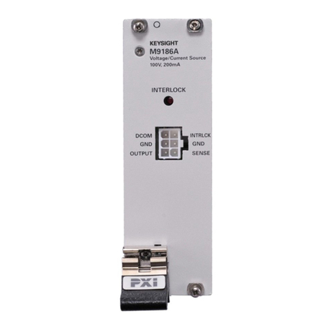 Keysight M9186A User guide