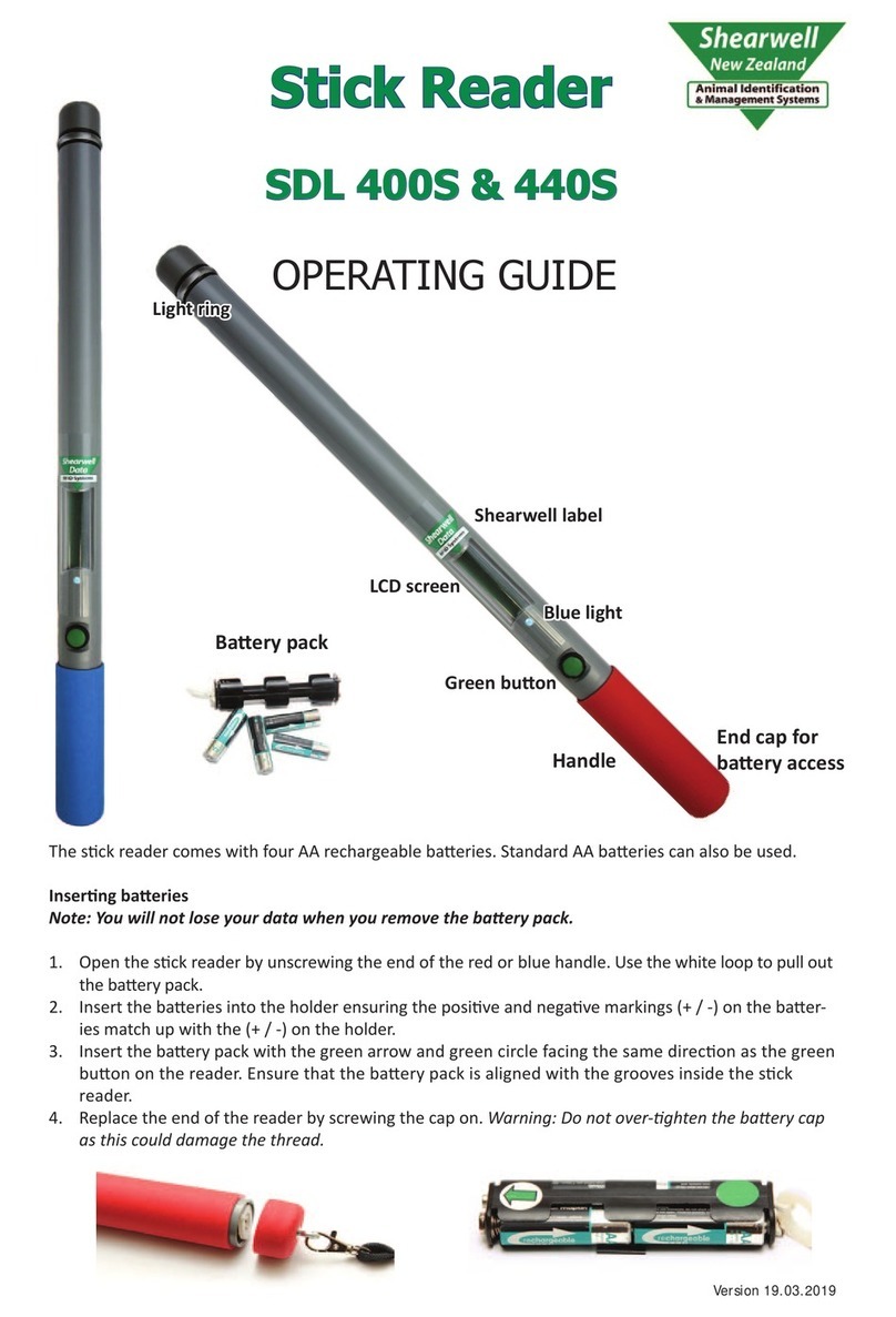 Shearwell SDL 400S operating guide