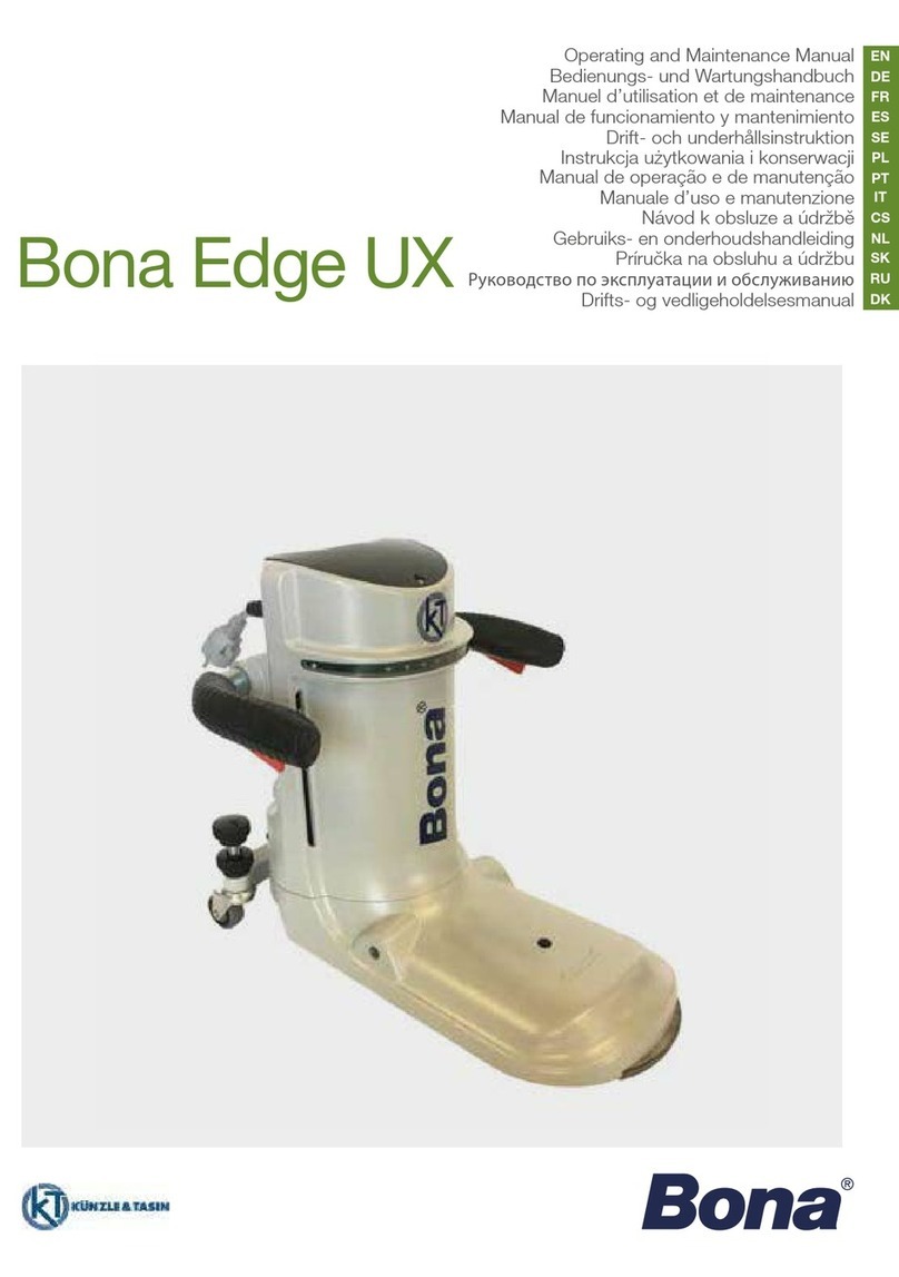 Bona Edge UX Operating instructions