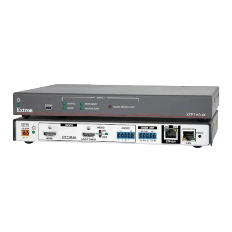 Extron electronics XTP T HD 4K Setup guide