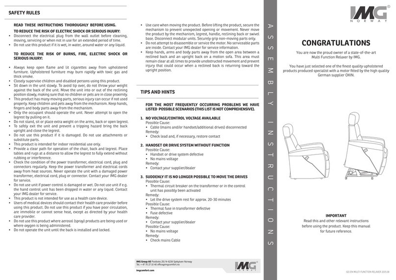 IMG Multi Function Relaxer Assembly instructions IMG Multi Function Relaxer Assembly instructions