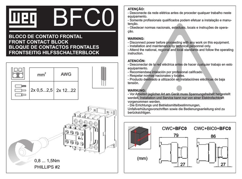 WEG BFC0 User manual