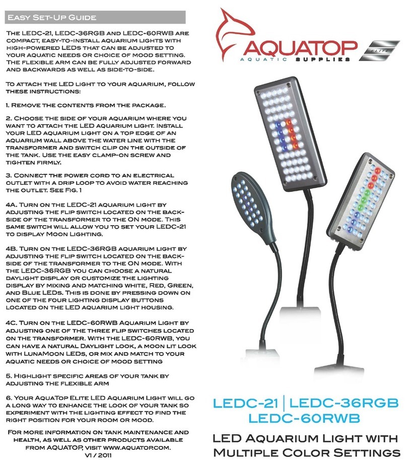 Aquatop LEDC-21 Quick start guide