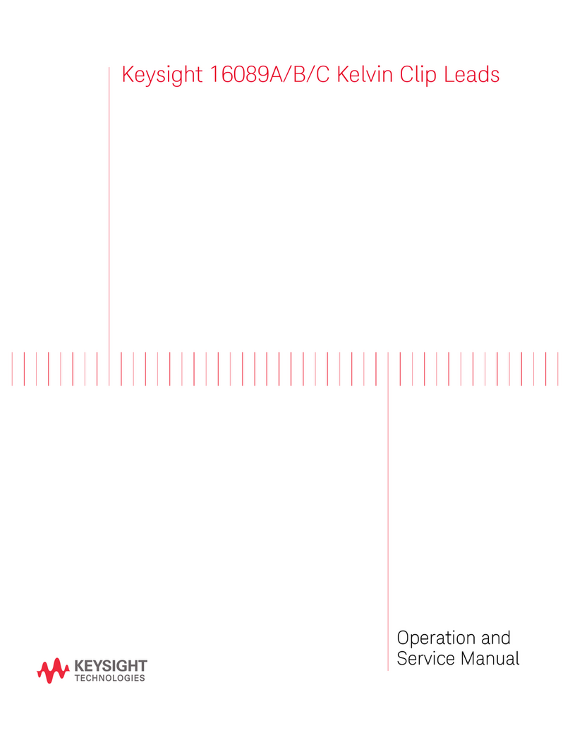 Keysight Technologies 16089A Operation manual