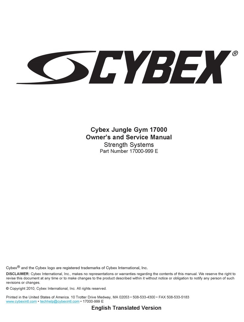 CYBEX Jungle Gym 17000 Instruction Manual