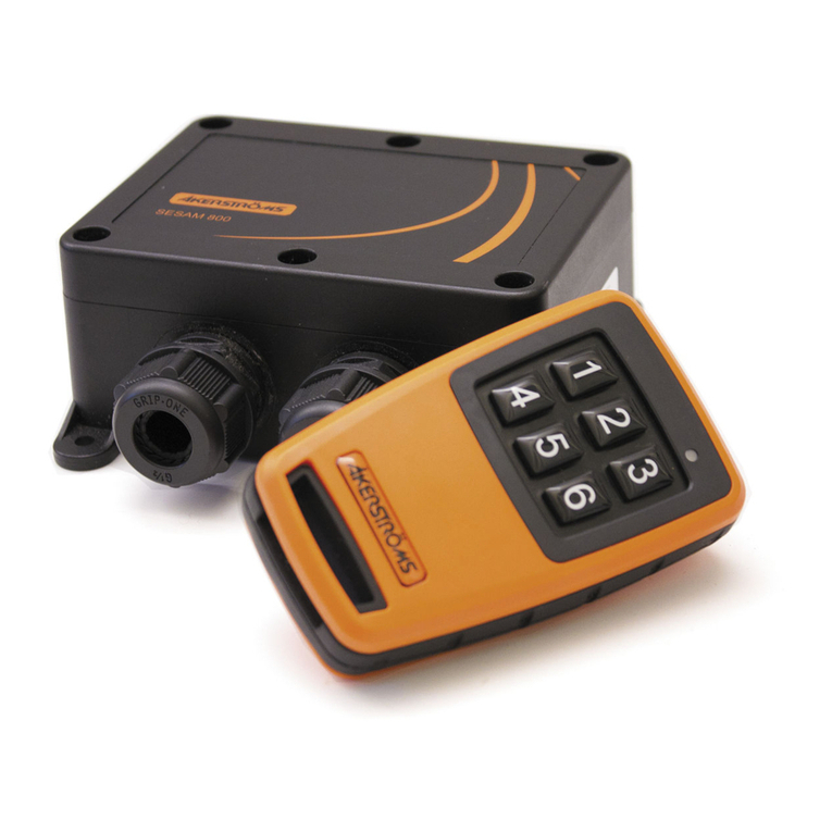 Akerstroms SESAM 800 CONFIGURABLE User manual