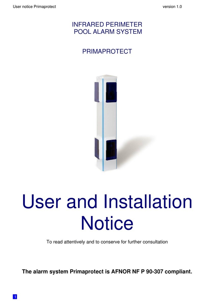First Innov PRIMAPROTECT Operating instructions
