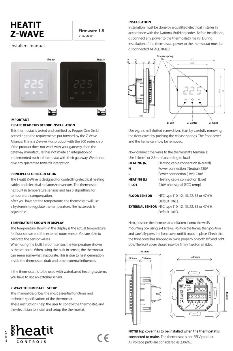 Heatit Z-WAVE Installer manual