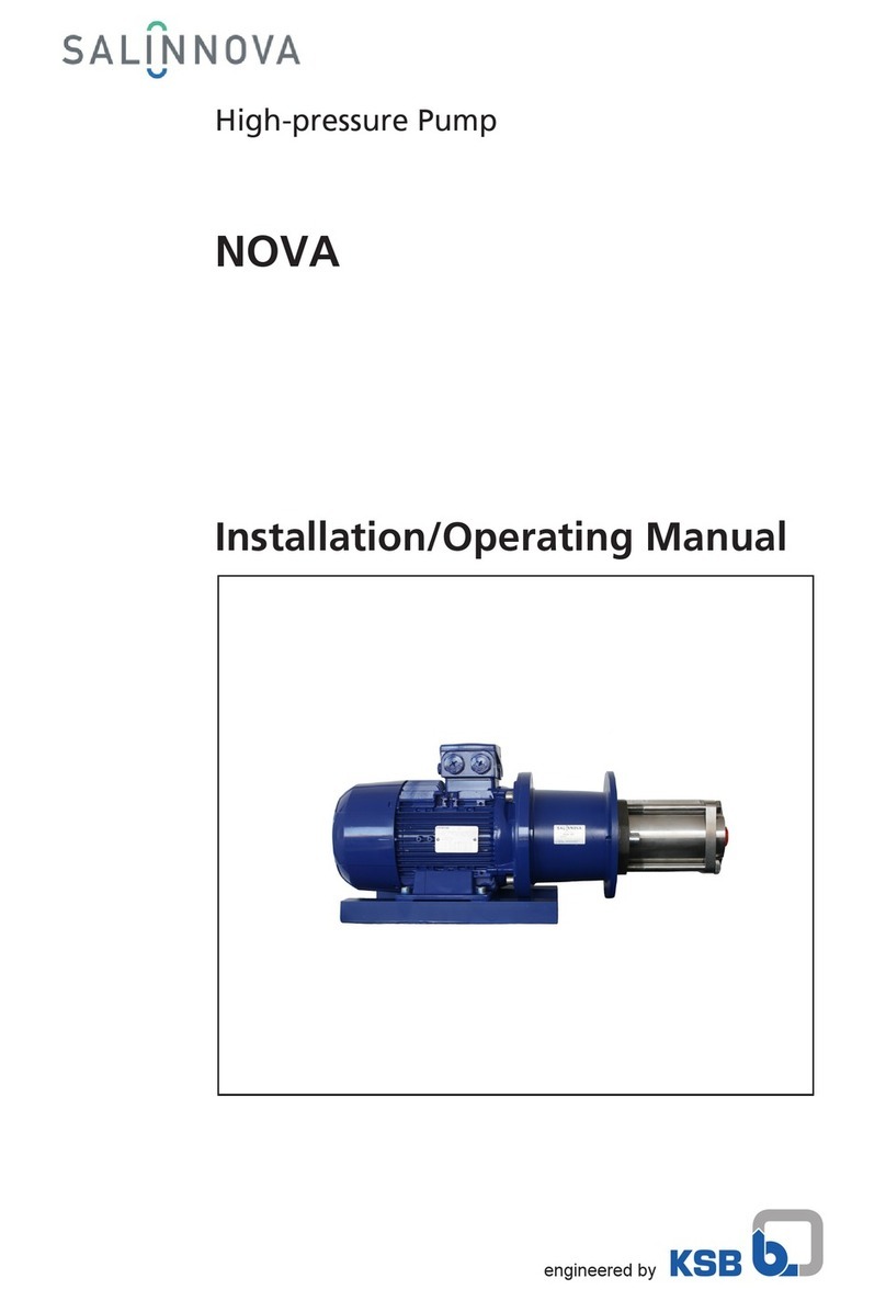 KSB SALINNOVA NOVA Series Installation & operating manual KSB SALINNOVA NOVA Series Installation & operating manual