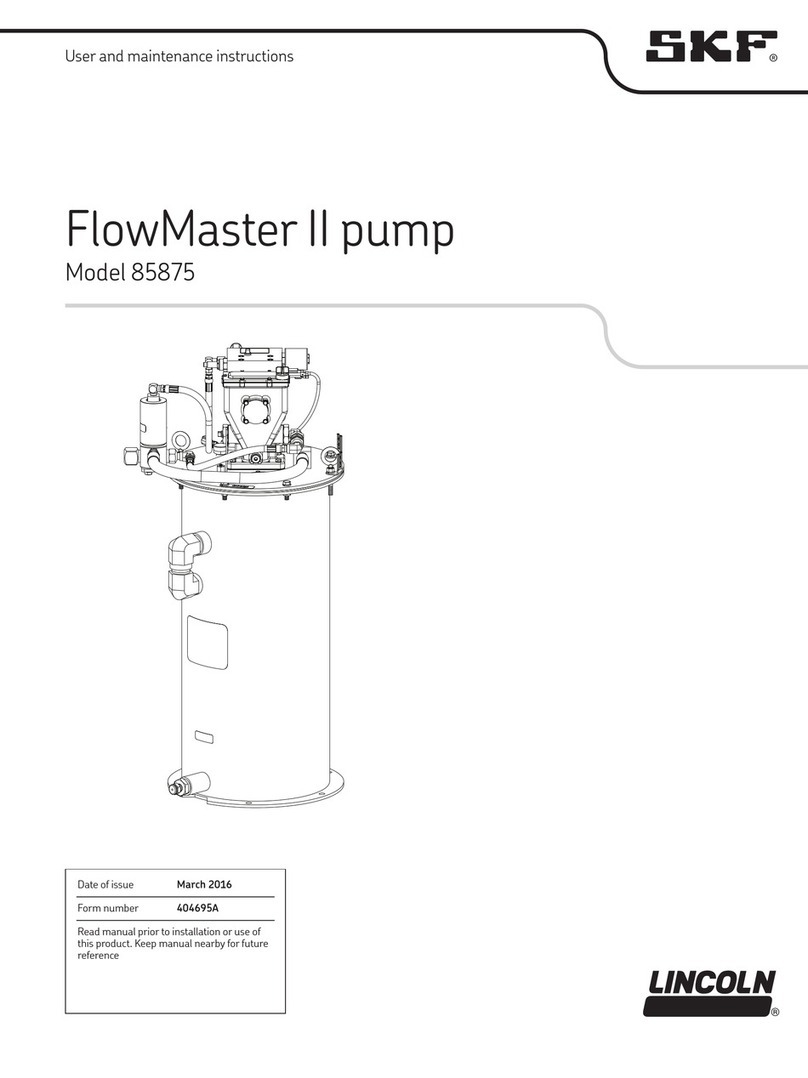 Lincoln SKF FlowMaster II 85875 User and maintenance instructions