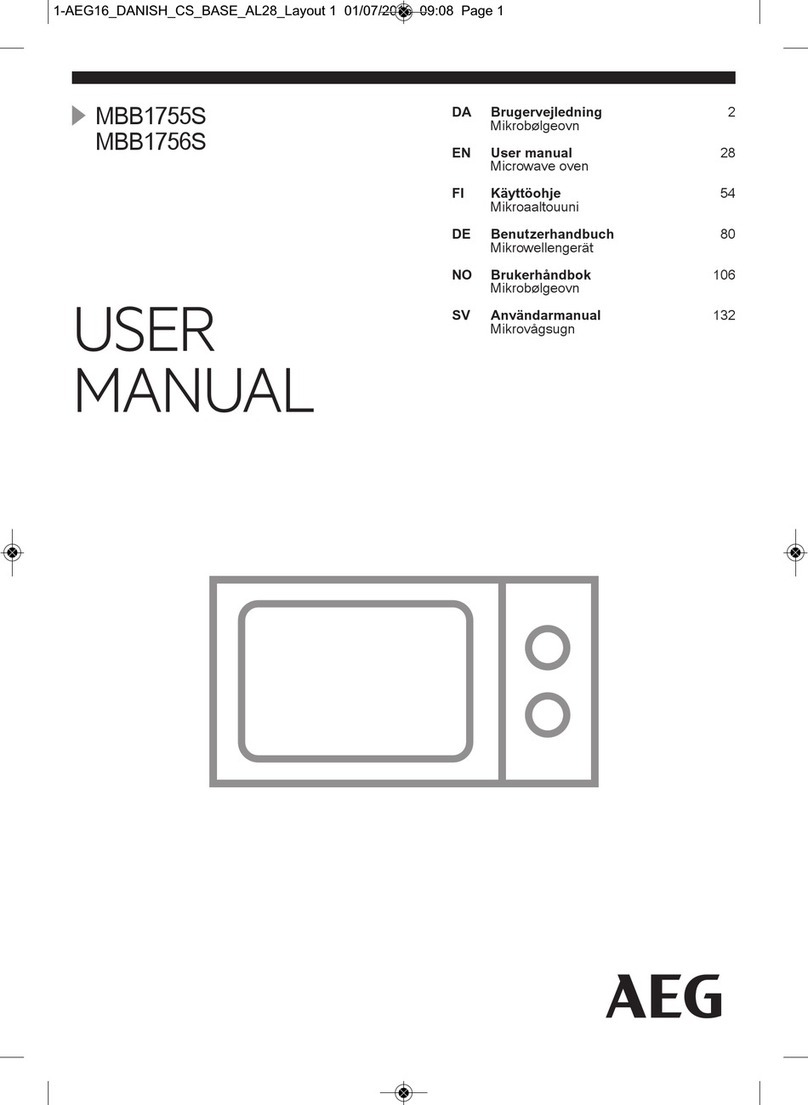 AEG MBB1755S User manual