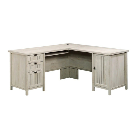 Sauder Costa L-Desk 419956 User manual