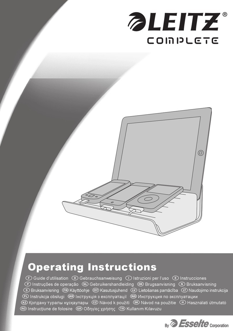Esselte LEITZ complete operating instructions