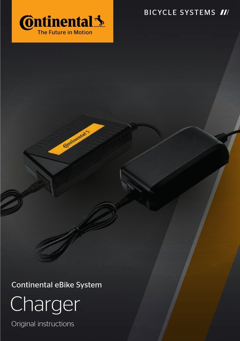 Continental Refrigerator 48V charger 13 S 165 W DCW Original instructions
