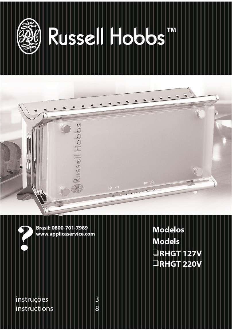 Russell Hobbs RHGT 127V instructions