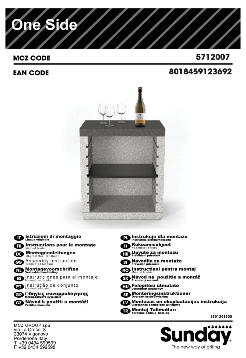 Sunday One Side Assembly instruction