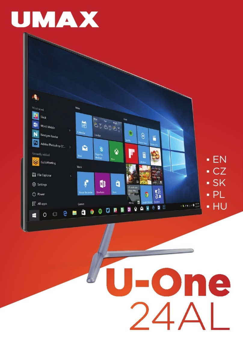 UMAX Technologies U-One 24AL quick start guide