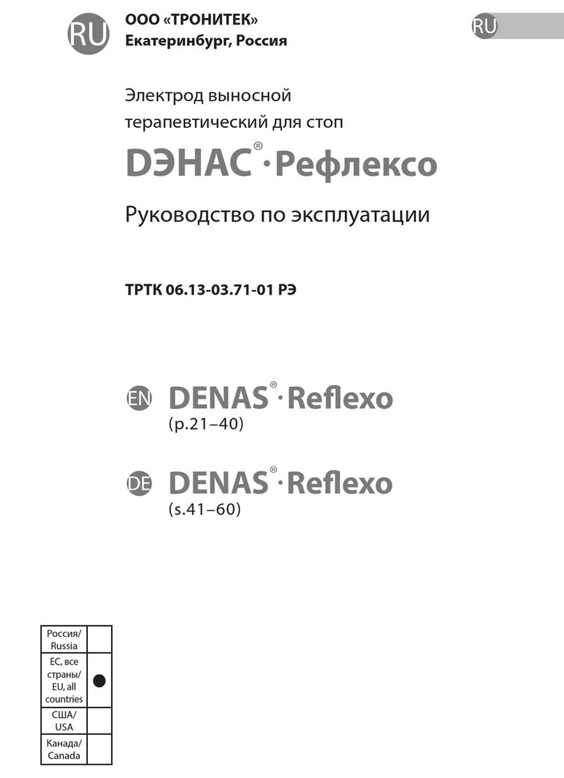 TRONITEK DENAS Reflexo Operation manual