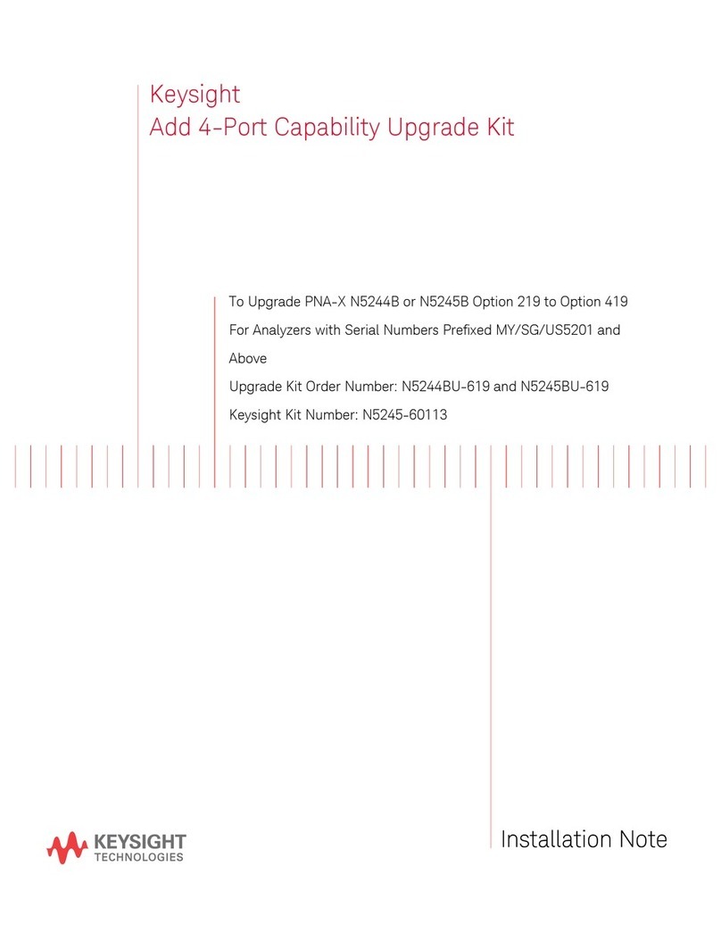 Keysight Technologies N5245BU-619 Installation note