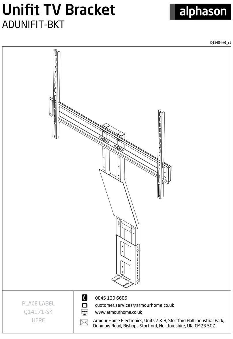 Alphason ADUNIFIT-BKT installation instructions