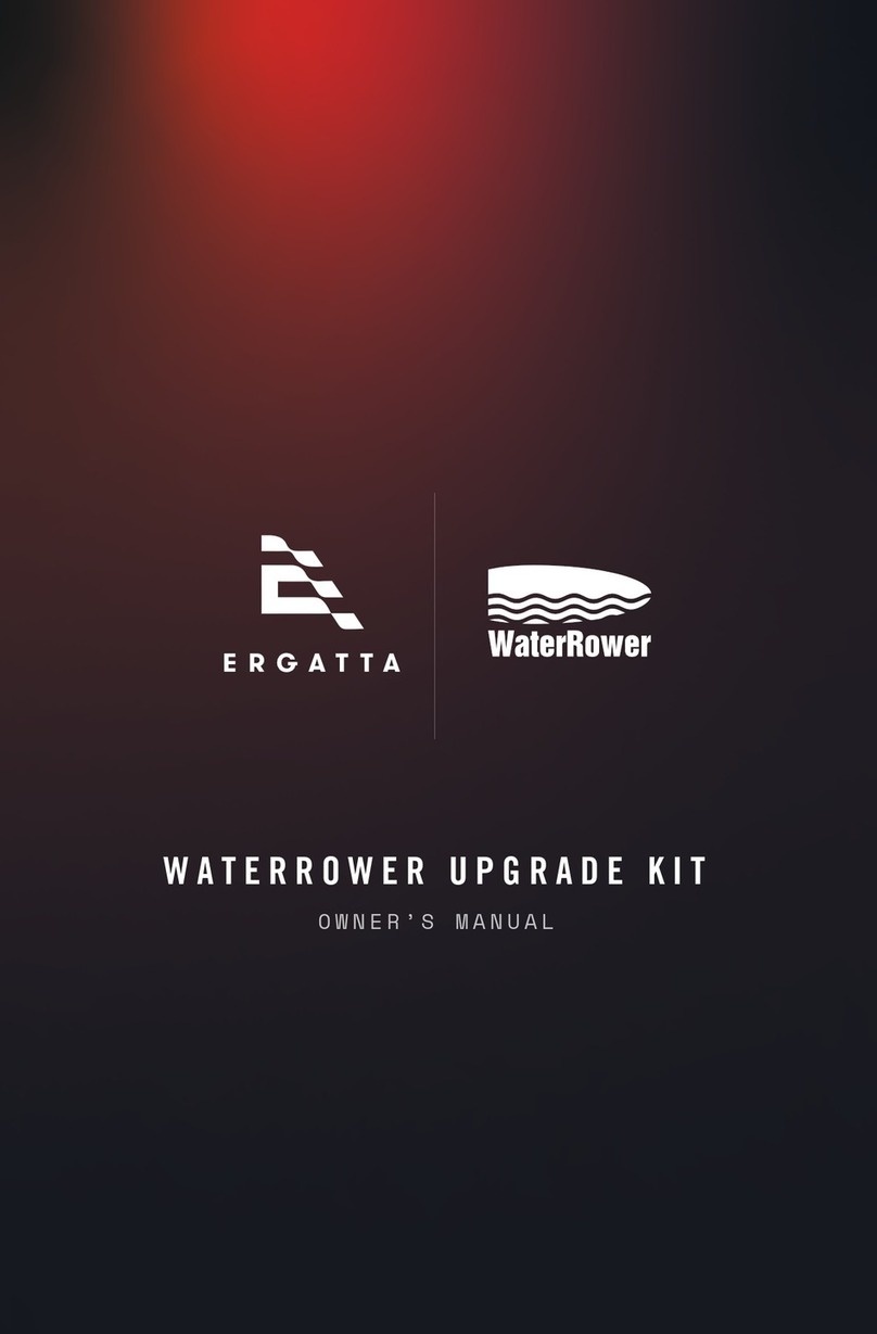 ERGATTA WATERROWER UPGRADE KIT owner's manual