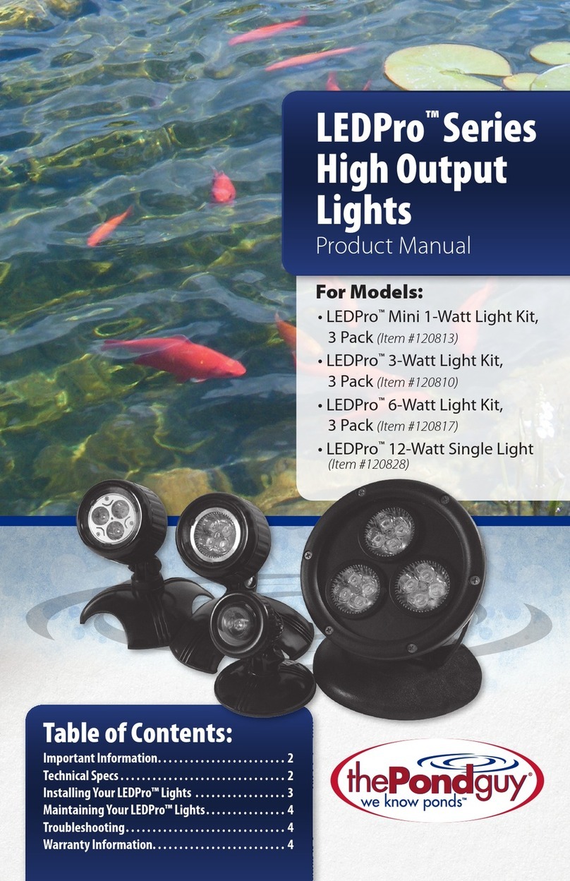 ThePondguy LEDPro Series User manual