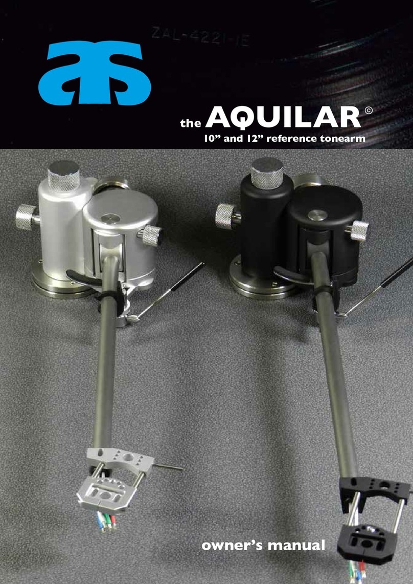 Acoustical Systems AQUILAR Series owner's manual