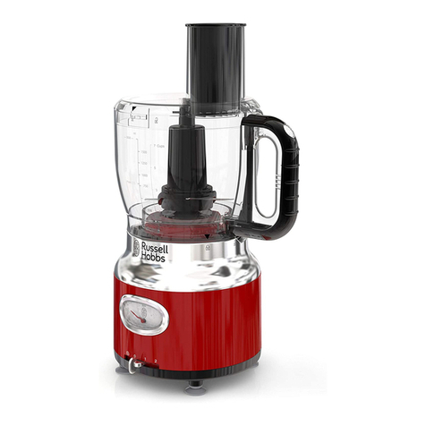 Russell Hobbs FP3100RDR User manual