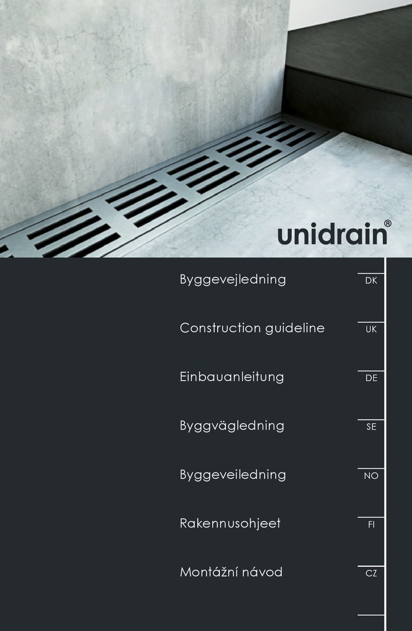 unidrain 1001 Construction guide unidrain 1001 Construction guide