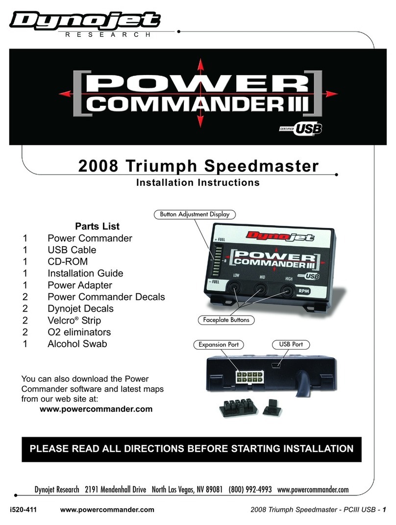 Dynajet Power Commander III User manual