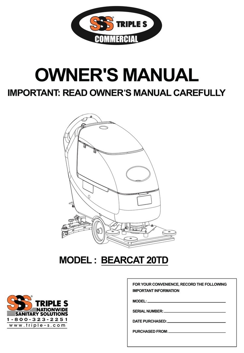 Triple S BEARCAT 20TD owner's manual