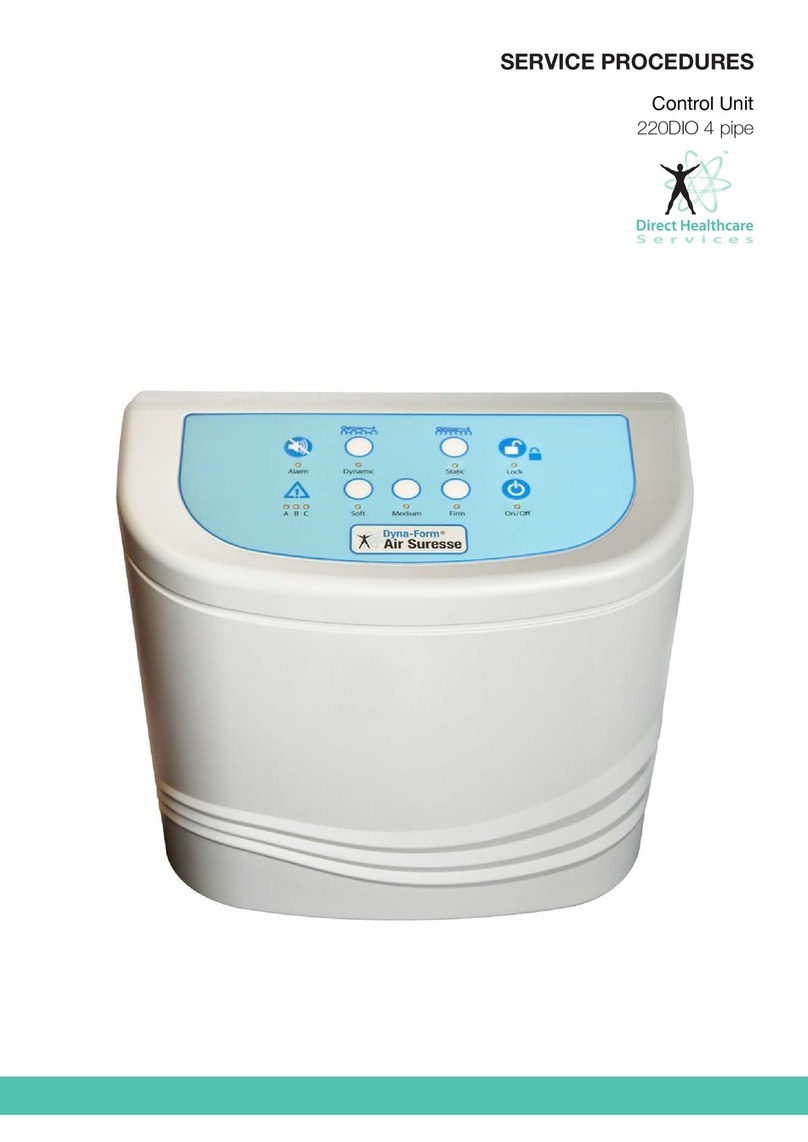 Direct Healthcare Services Dyna-Form Air Suresse 220DIO 4 pipe Service Procedures