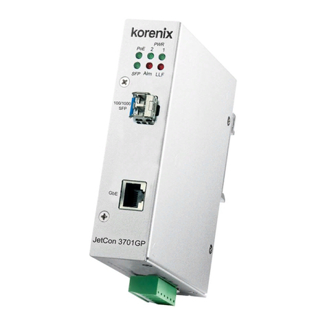 Korenix JetCon 3701GP-U User manual