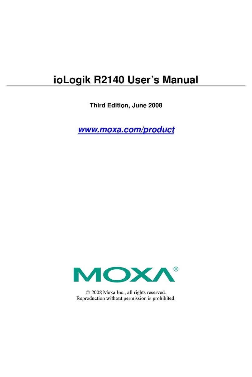 Moxa Technologies ioLogik R2140 User manual