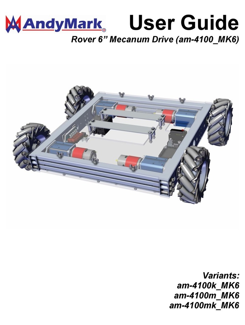 AndyMark Rover am-4100 MK6 Series user guide
