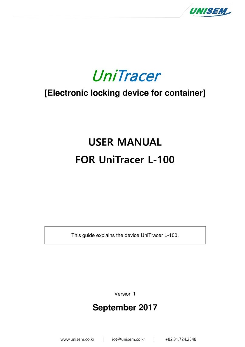 UNISEM UniTracer L-100 user manual
