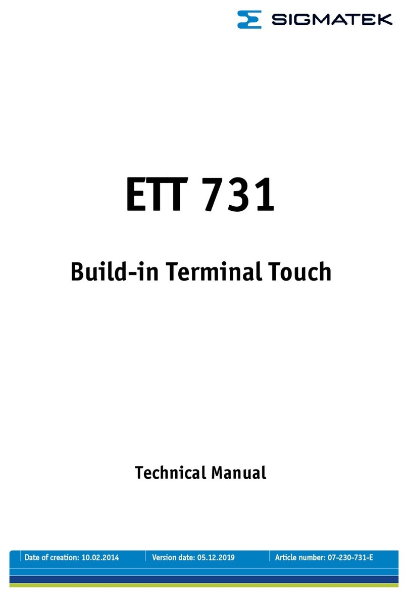 SIGMA TEK ETT 731 User manual