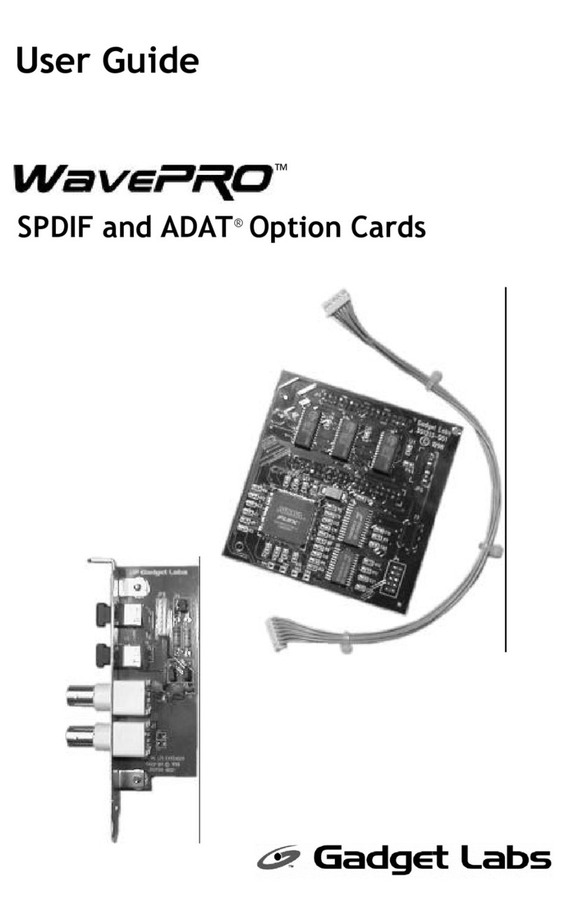 Gadget Labs WavePRO SPDIF user guide