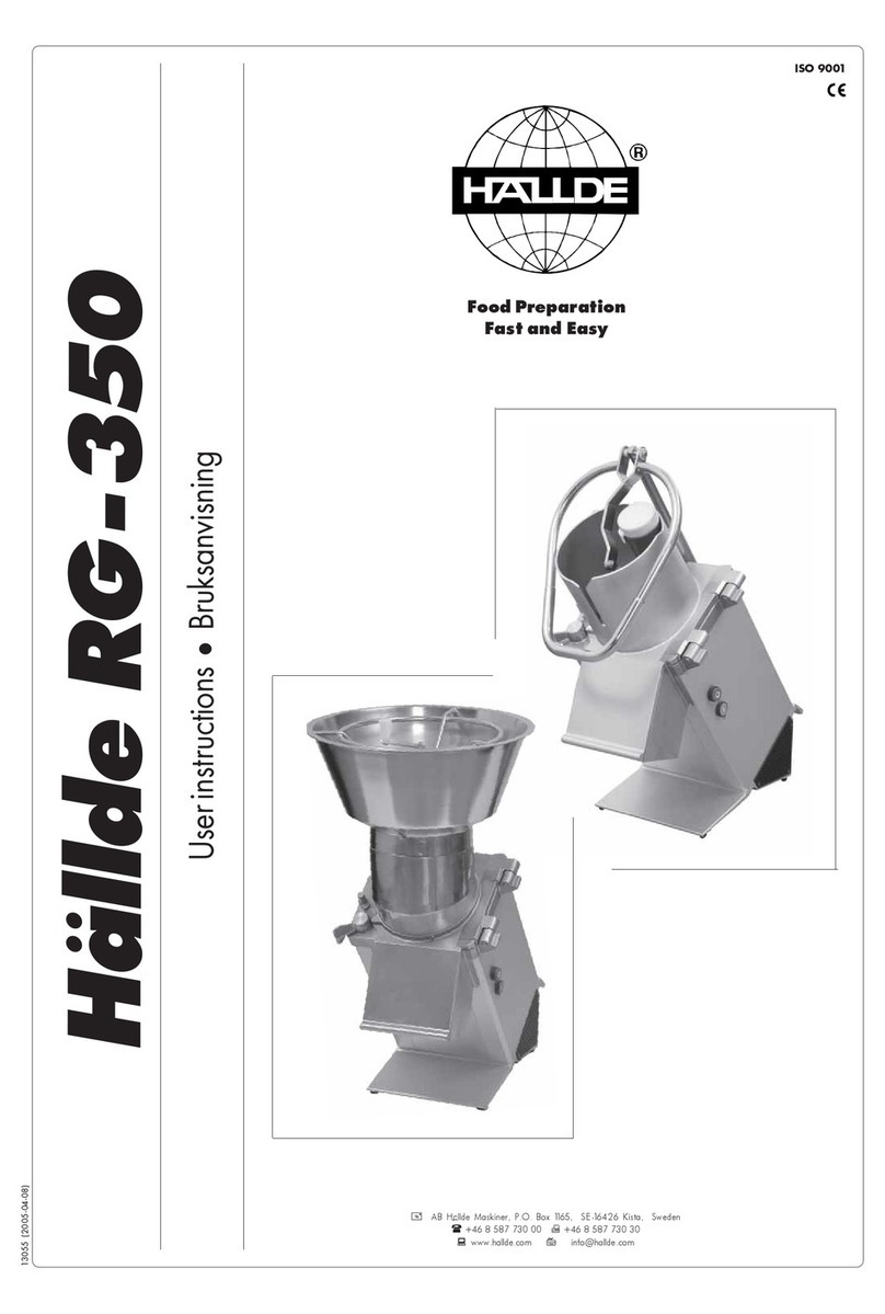 Hallde RG-350 User instructions