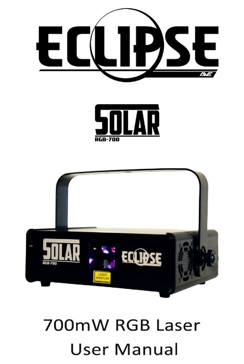 Eclipse Solar RGB-700 User manual