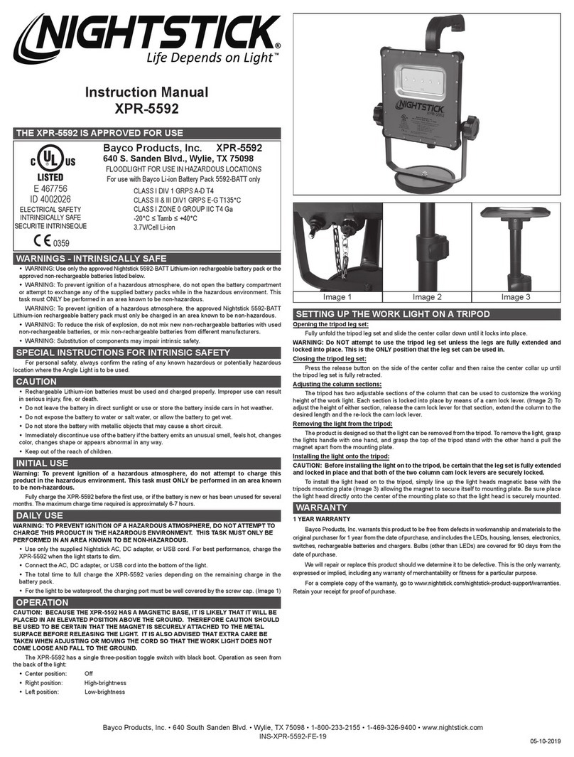 Night Stick XPR-5592 instruction manual