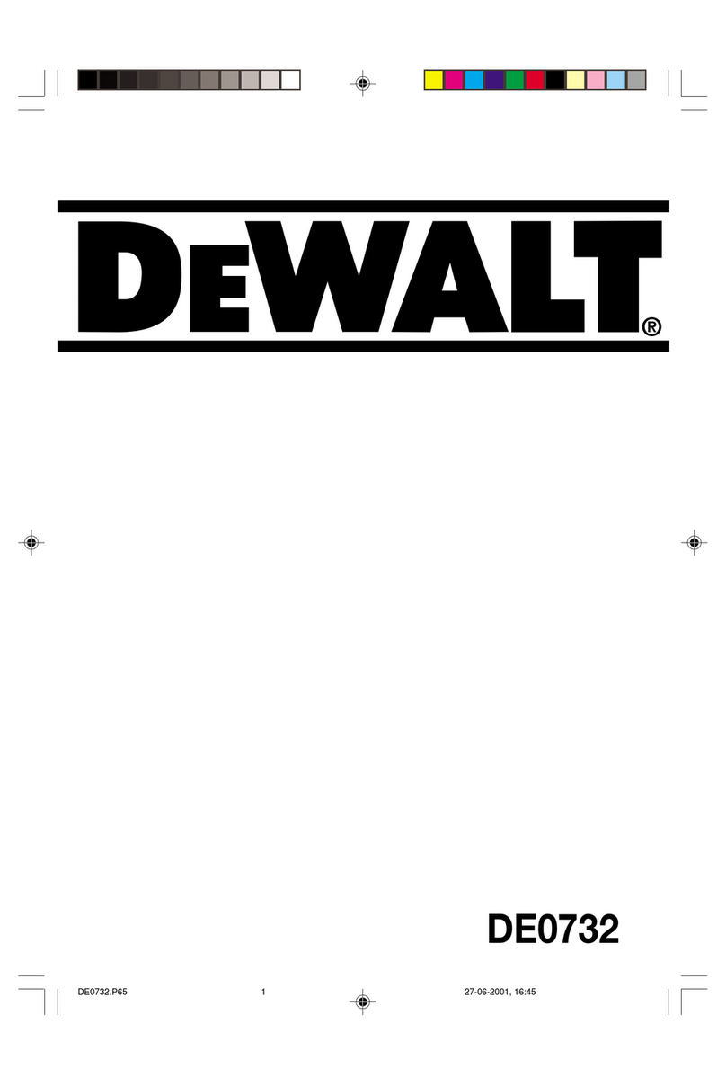 DeWalt DE0732 instructions