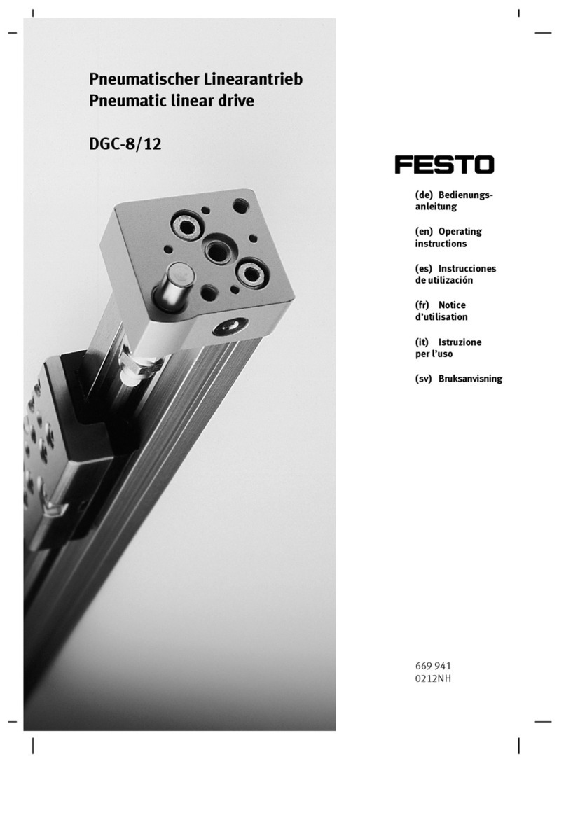 Festo DGC-8 Series operating instructions
