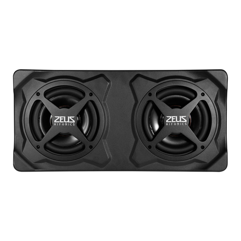 Hifonics zeus series User manual