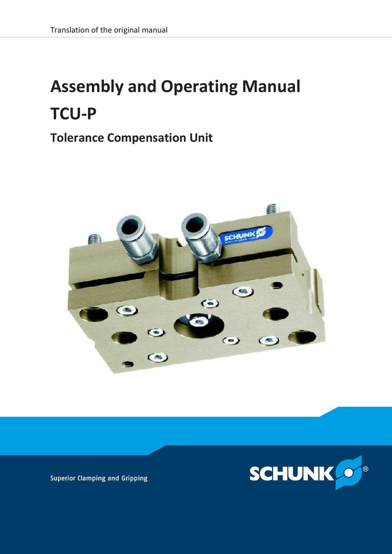 SCHUNK TCU-P Series User instructions