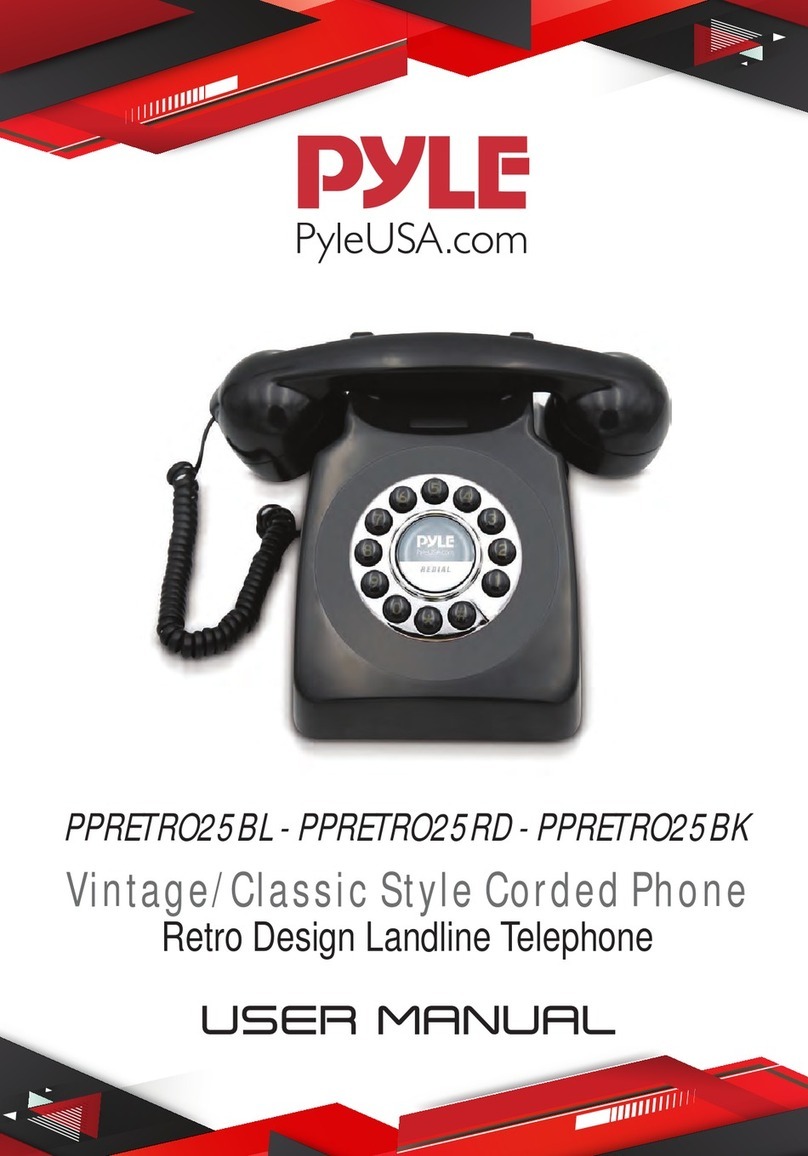 Pyle PPRETRO25BL user manual