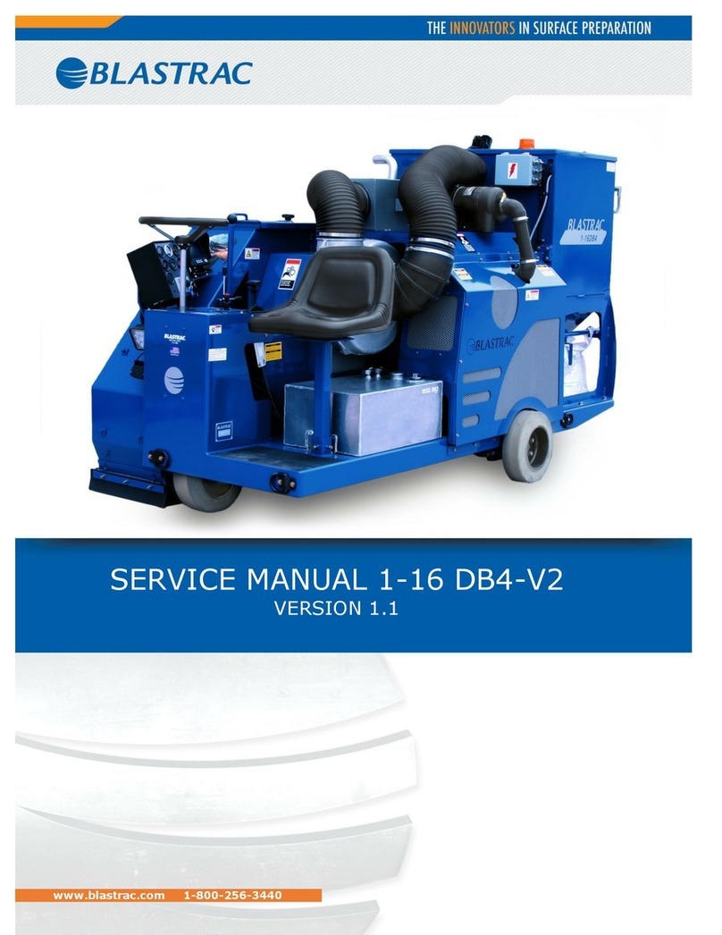 Blastrac 1-16DB4-V2 Service manual