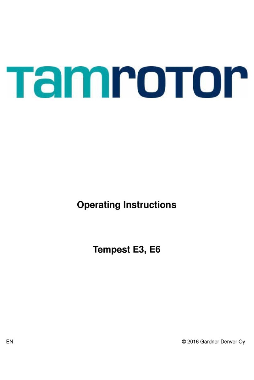 TAMROTOR Tempest E3 operating instructions