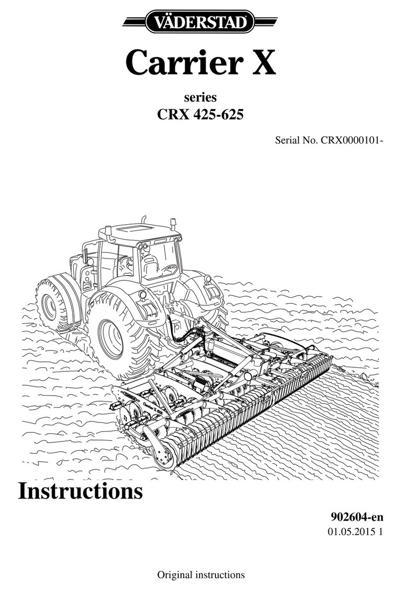 Vaderstad Carrier X Series instructions Vaderstad Carrier X Series instructions
